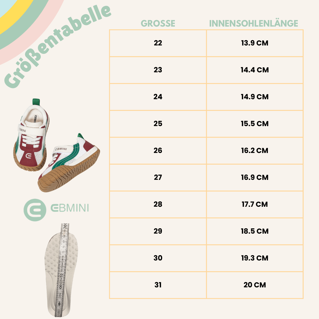 Barfußschuhe für Kinder - EBMINI® VOL - Ebmini® - Kinder Barfußschuhe - 