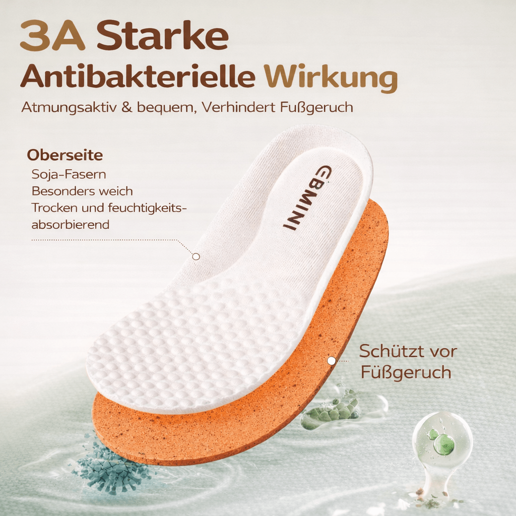 Ebmini® Antibakterielle & Atmungsaktive Einlegesohle für Kinder - Ebmini® - Kinder Barfußschuhe -  - 