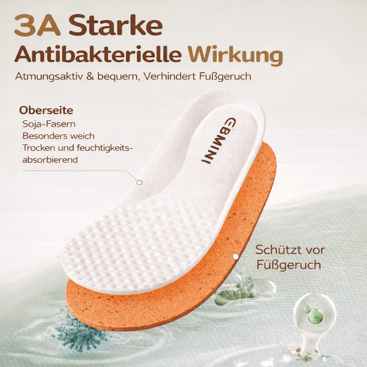 Ebmini® Antibakterielle & Atmungsaktive Einlegesohle für Kinder - Ebmini® - Kinder Barfußschuhe -  - 