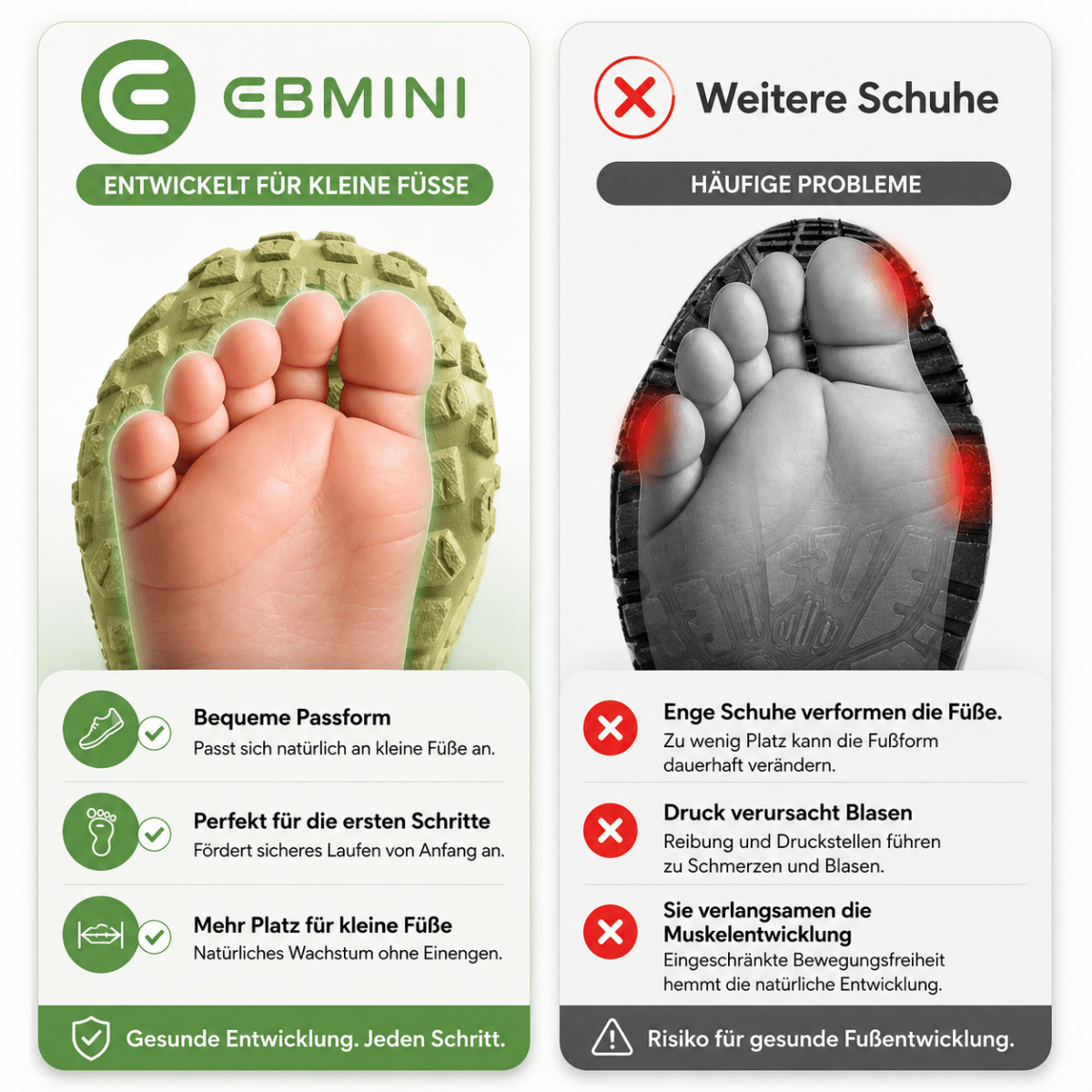 EBMINI® ARL - Kinder Barfußschuhe Sneaker - Ebmini® - Kinder Barfußschuhe - 209913033114