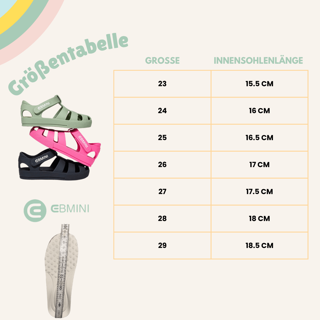 EBMINI® ARS - Barfußsandalen für Kinder - Ebmini® - Kinder Barfußsandalen - 