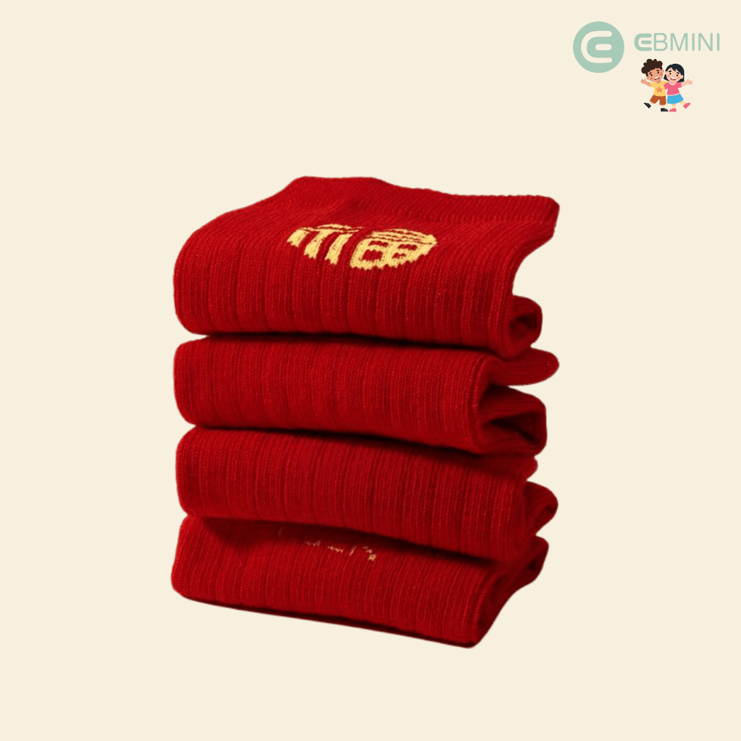 EBMINI® Atmungsaktive Socken für Kinder – 3 Paar - Ebmini® -  - 