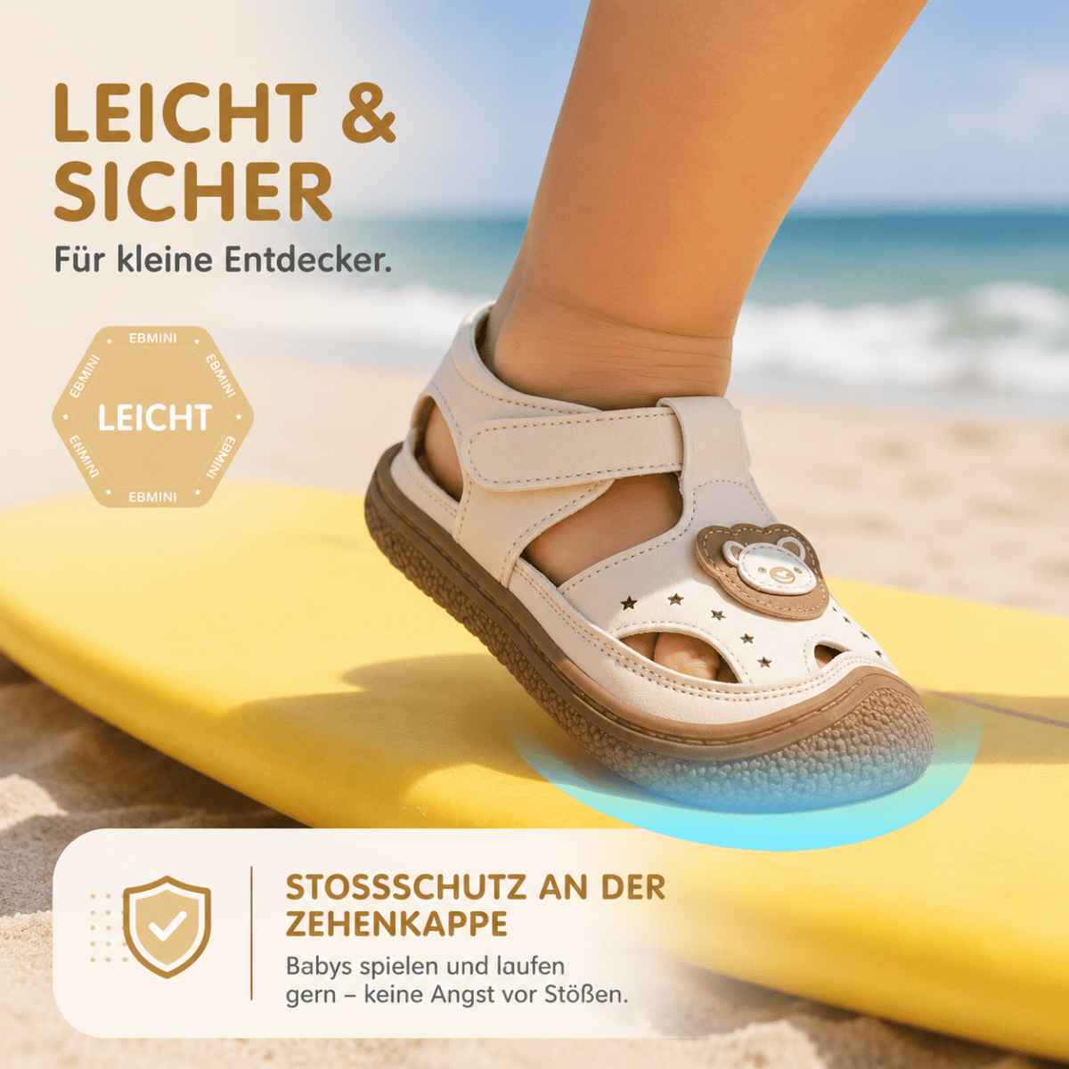 EBMINI® BEAR - Ultraleichte Barfußsandalen für Kinder - Ebmini® - Kinder Barfußschuhe - 209913011492