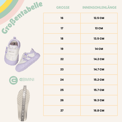 EBMINI® BI - Ultraleichte Sneaker Barfußschuhe für Kinder - Ebmini® - Kinder Barfußschuhe - 