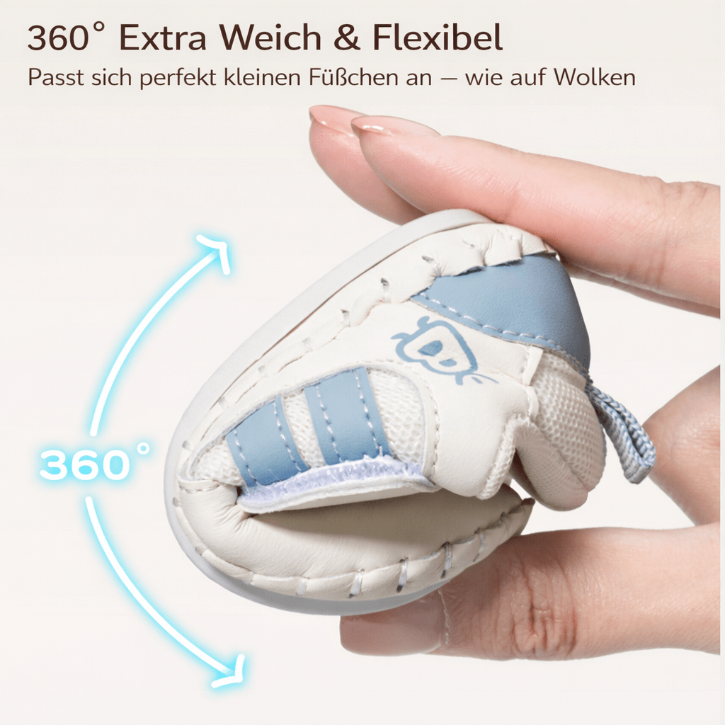 EBMINI® BIBI - Baby Barfußschuhe – Weiche Krabbelschuhe für erste Schritte - Ebmini® - Kinder Barfußschuhe - 