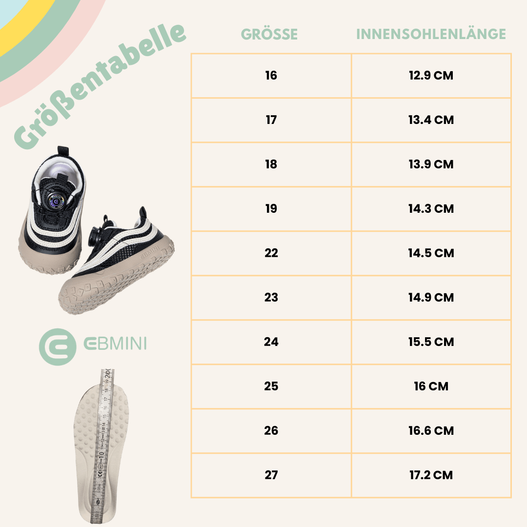 EBMINI® BLI - Sneaker Barfußschuhe für Kinder - Ebmini® - Kinder Barfußschuhe - 