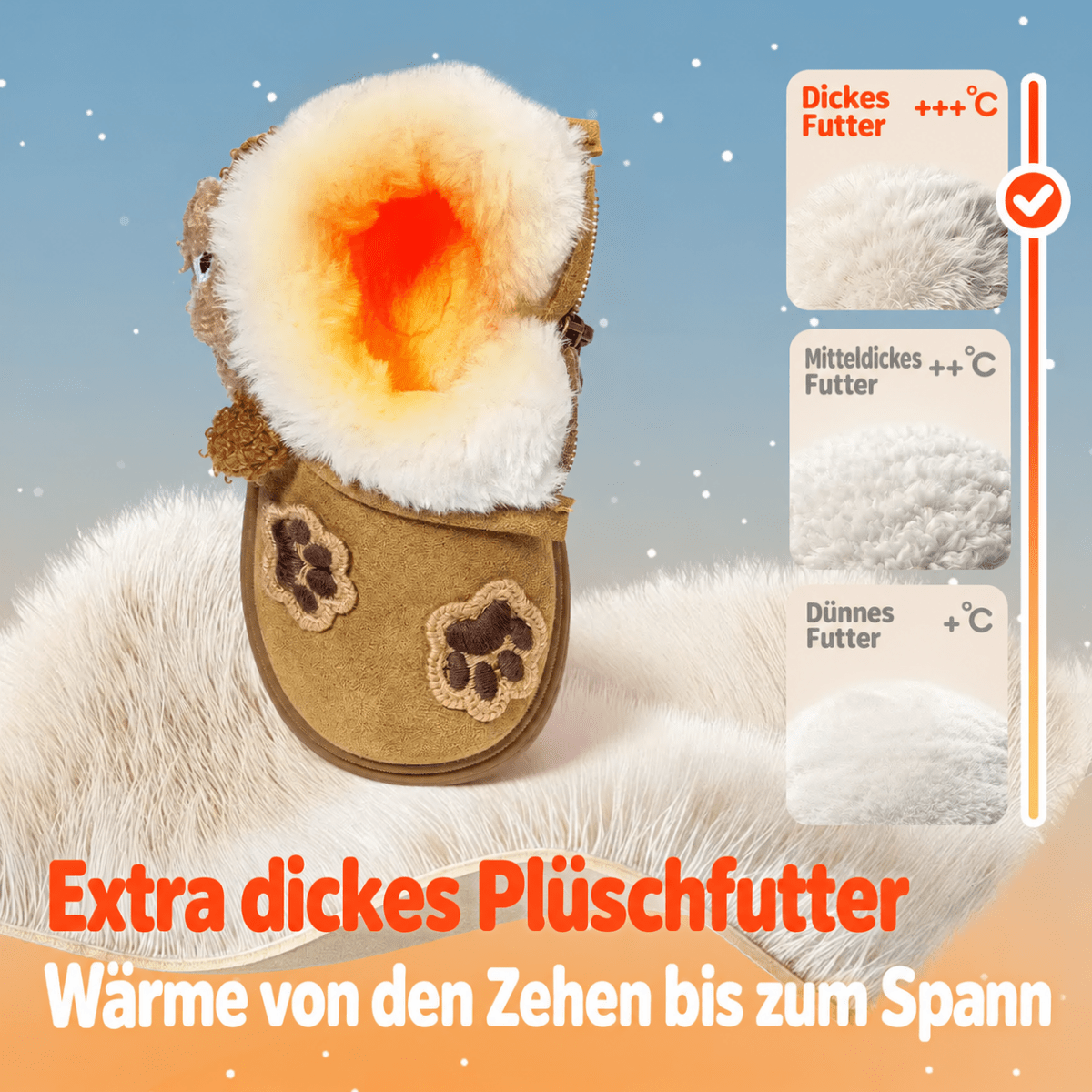 EBMINI® BOB - Barfußstiefel für Kinder mit Warmfutter - Ebmini® - Kinder Barfußschuhe - 