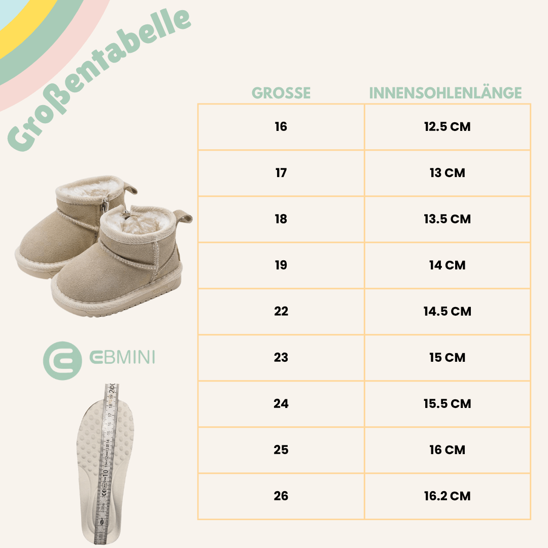 EBMINI® BUBU - Ultraleichte Stiefel für Kinder - Ebmini® - Kinder Barfußschuhe - 