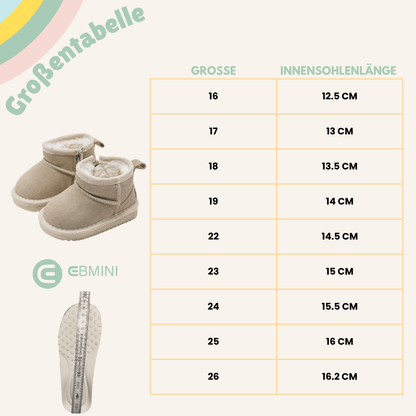EBMINI® BUBU - Ultraleichte Stiefel für Kinder - Ebmini® - Kinder Barfußschuhe - 