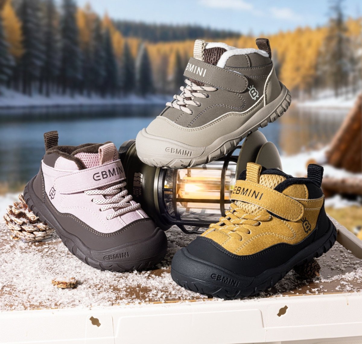 EBMINI® CED - Wasserdichte Barfußstiefel für Kinder mit warmfutter - Ebmini® - Kinder Barfußschuhe - 