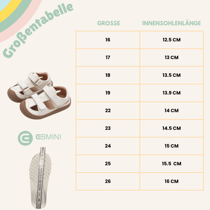 EBMINI® DENNY - Ultraleichte Barfußschuhe für Kinder - Ebmini® - Kinder Barfußsandalen - 209911131611 - 
