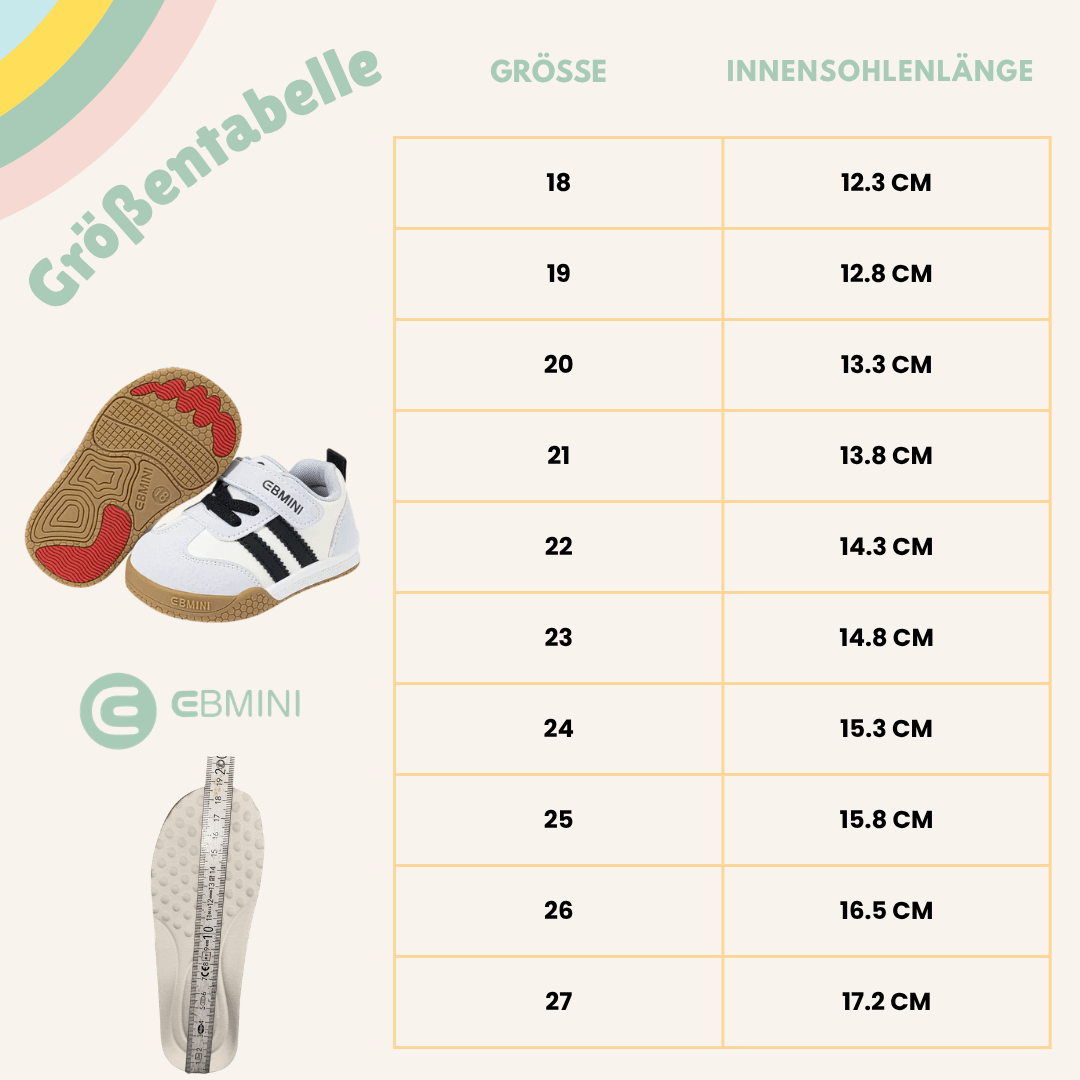 EBMINI® DIS - Kinder Barfußschuhe Sneaker - Ebmini® - Kinder Barfußschuhe - 