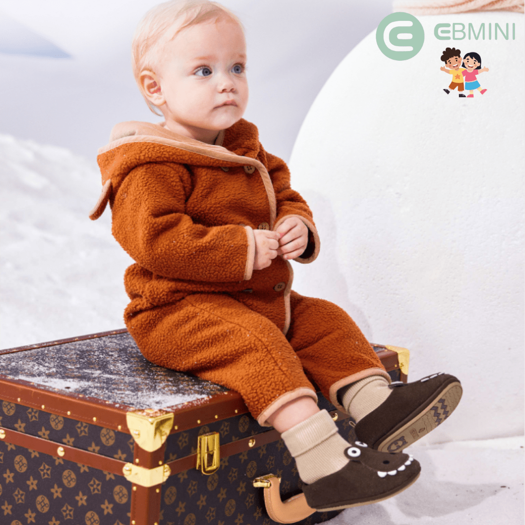 EBMINI® DRILLO - Baby Barfußschuhe – Weiche Krabbelschuhe für erste Schritte - Ebmini® - Kinder Barfußschuhe -  - 