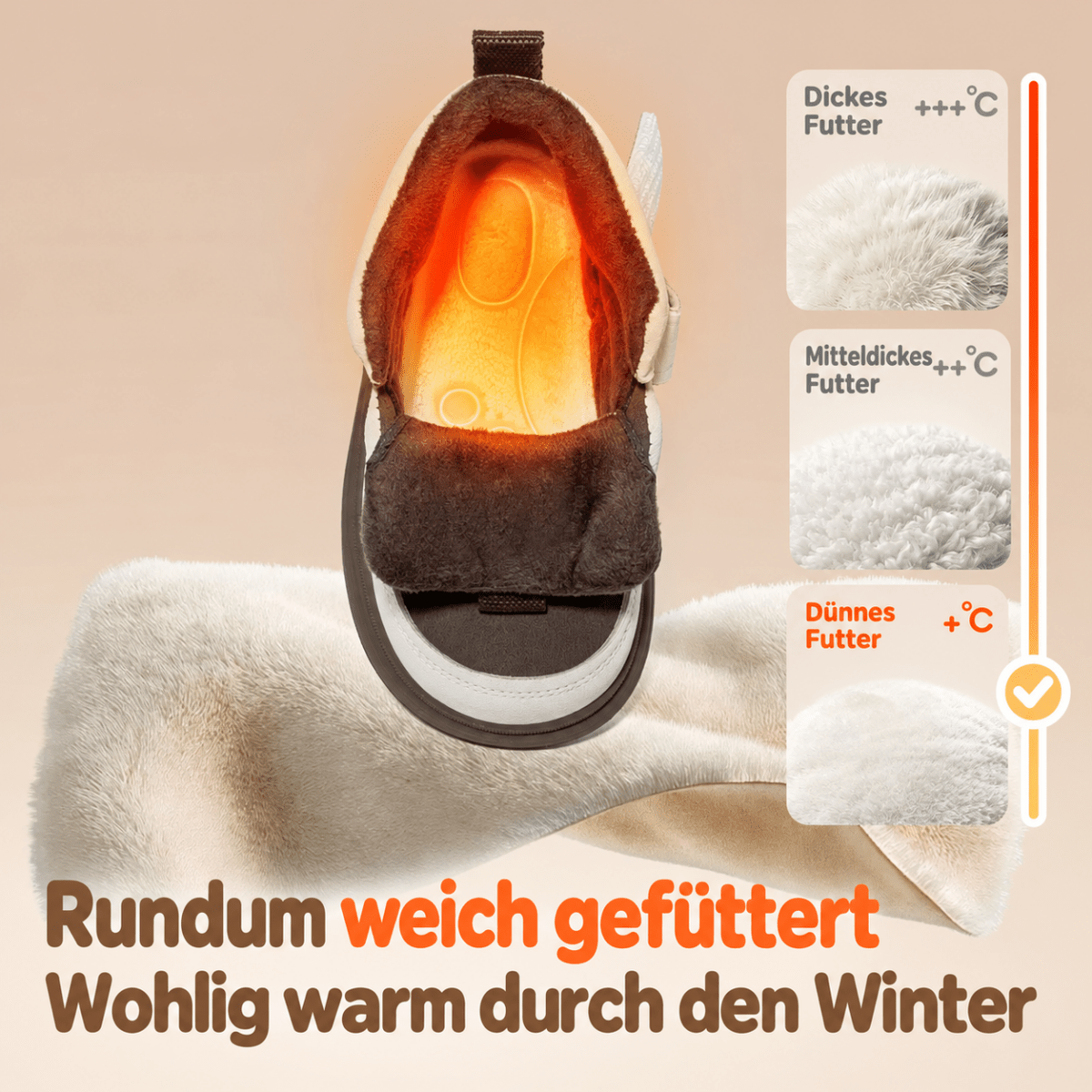 EBMINI® DUR - Wasserdichte Barfußstiefel für Kinder mit Warmfutter - Ebmini® - Kinder Barfußschuhe - 