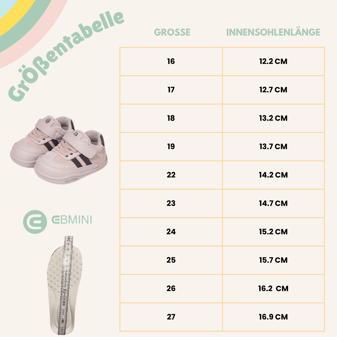 EBMINI® ED - Ultraleichte Sneaker Barfußschuhe für Kinder - Ebmini® - Kinder Barfußschuhe - 