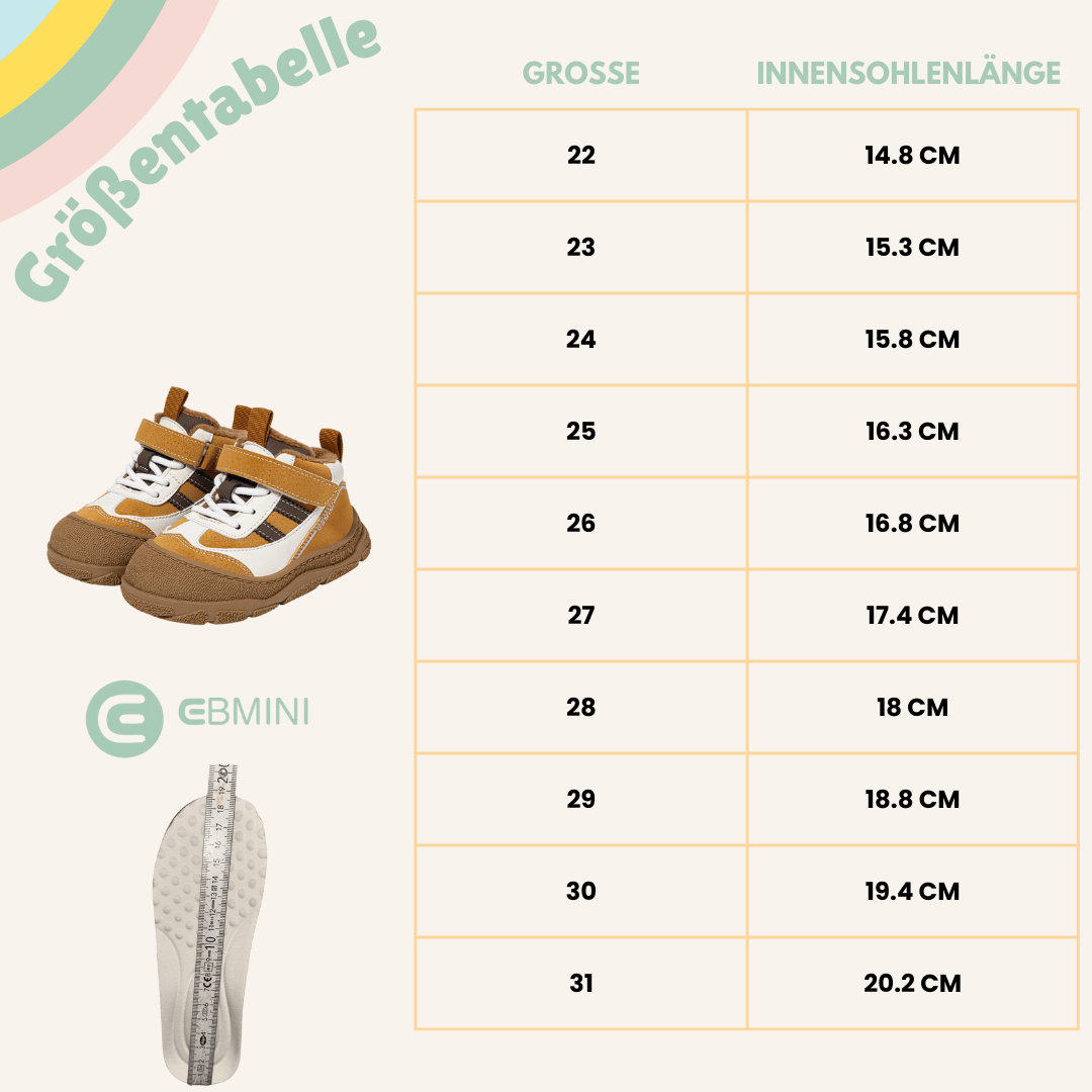 EBMINI® EIS - Wasserdichte Stiefel für Kinder - Ebmini® - Kinder Barfußschuhe -  - 