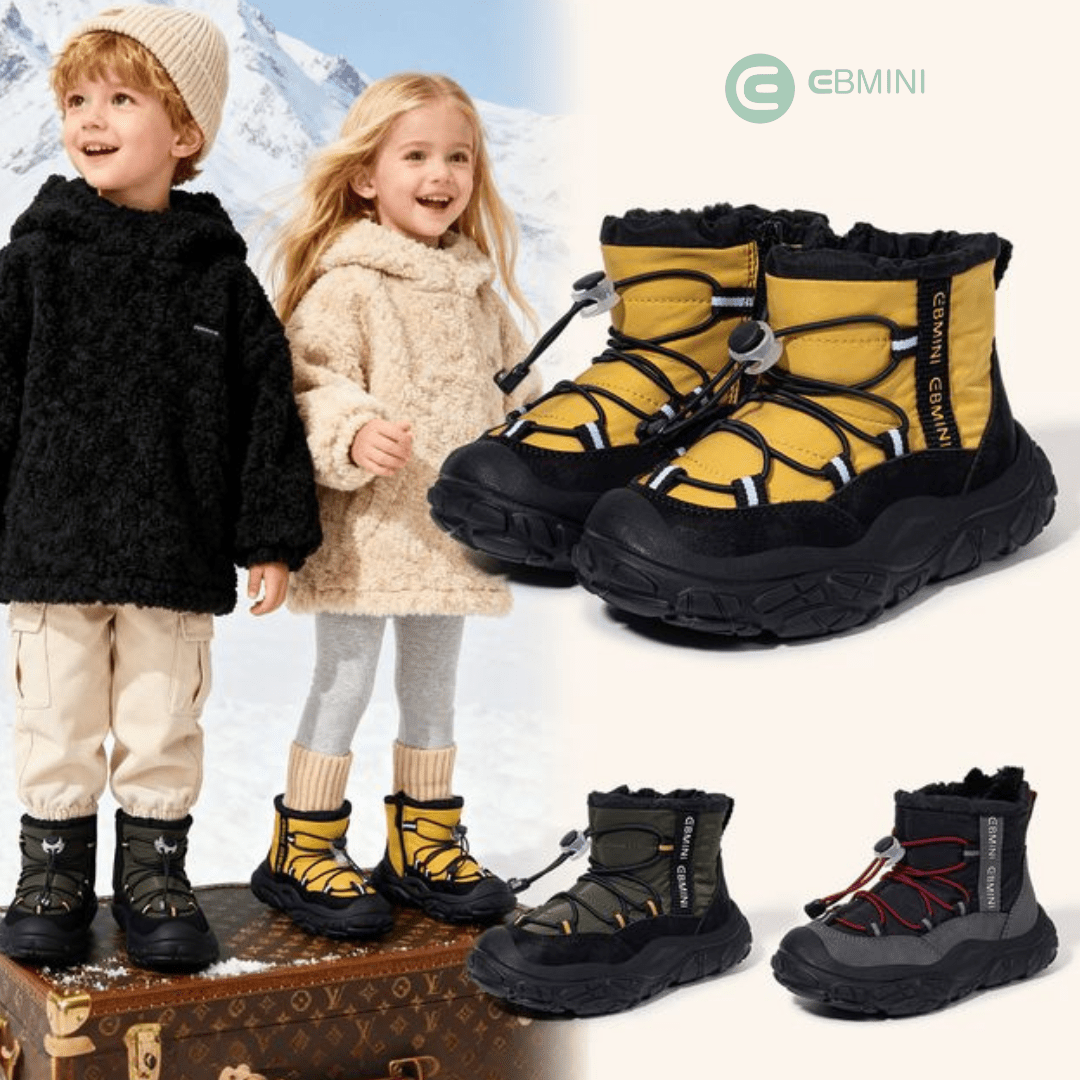 EBMINI® EK – Wasserdichte, Trekking Barfußstiefel für Kinder - Ebmini® - Kinder Barfußschuhe -  - 