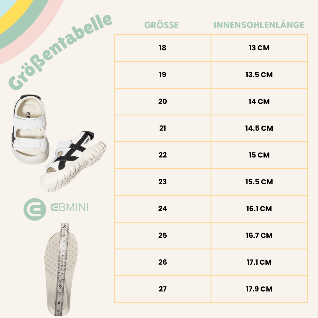 EBMINI® ELE - Barfußsandalen für Kinder - Ebmini® - Kinder Barfußsandalen - 209913041753