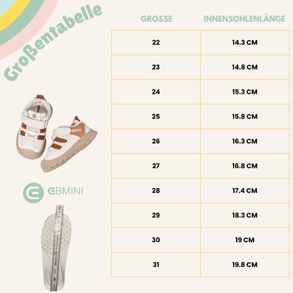 EBMINI® ELLI - Ultraleichte Barfußschuhe für Kinder - Ebmini® - Kinder Barfußschuhe - 