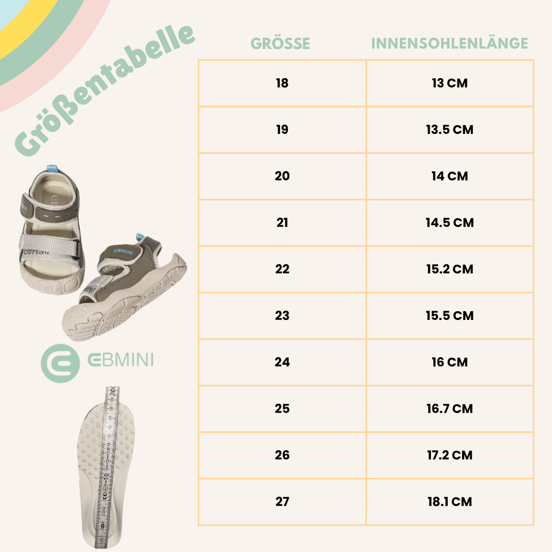 EBMINI® ENT - Barfußsandalen für Kinder - Ebmini® - Kinder Barfußsandalen - 