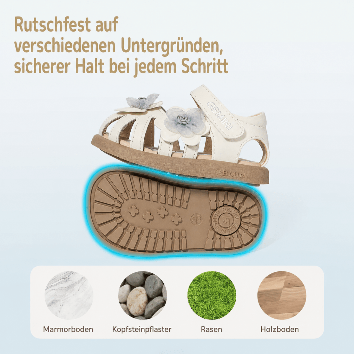 EBMINI® FLAVIA - Ultraleichte Barfußsandalen für Kinder - Ebmini® - Kinder Barfußsandalen - 