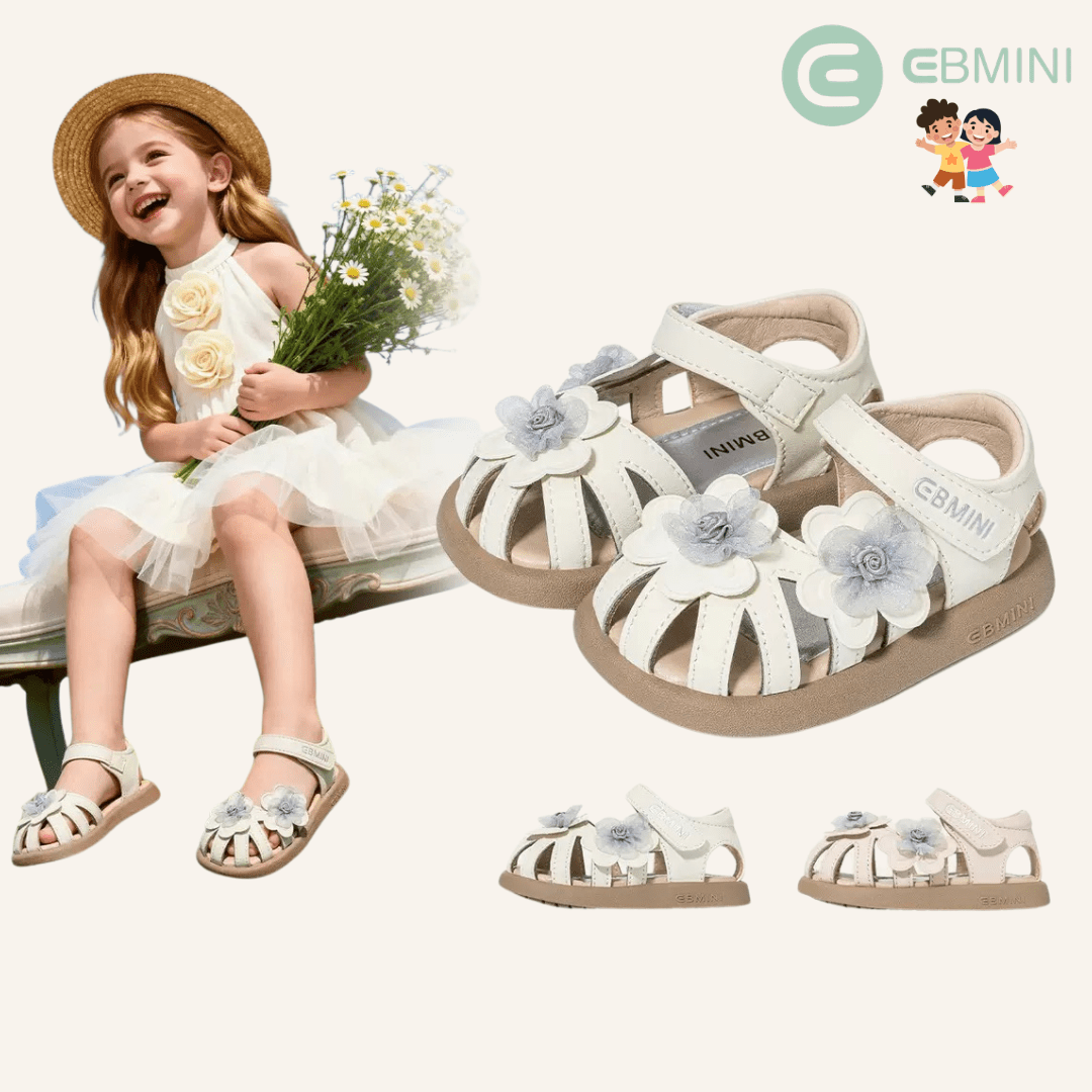 EBMINI® FLAVIA - Ultraleichte Barfußsandalen für Kinder - Ebmini® - Kinder Barfußsandalen - 