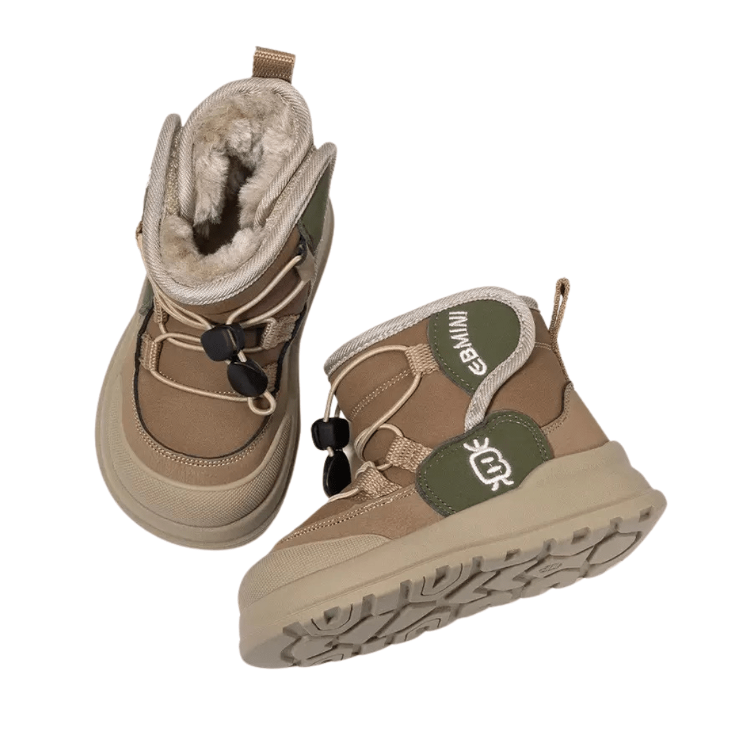 EBMINI® FOZ - Wasserdichte Barfußstiefel für Kinder mit Futterung - Ebmini® - Kinder Barfußschuhe - 