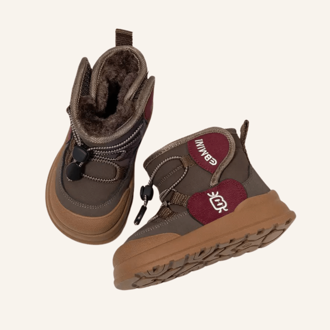 EBMINI® FOZ - Wasserdichte Barfußstiefel für Kinder mit Futterung - Ebmini® - Kinder Barfußschuhe - 