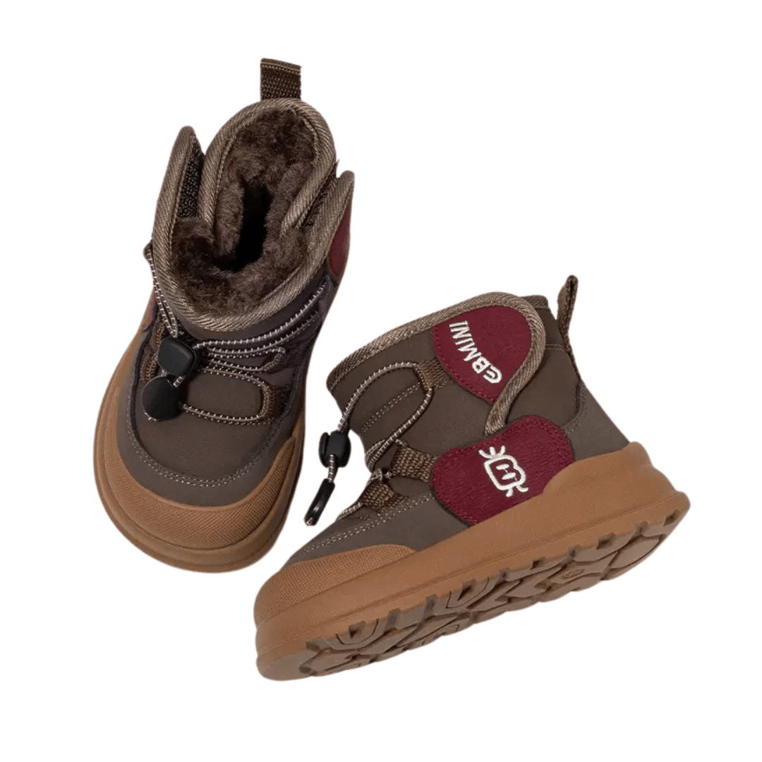 EBMINI® FOZ - Wasserdichte Barfußstiefel für Kinder mit Futterung - Ebmini® - Kinder Barfußschuhe - 
