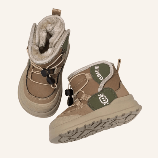 EBMINI® FOZ - Wasserdichte Barfußstiefel für Kinder mit Futterung - Ebmini® - Kinder Barfußschuhe - 