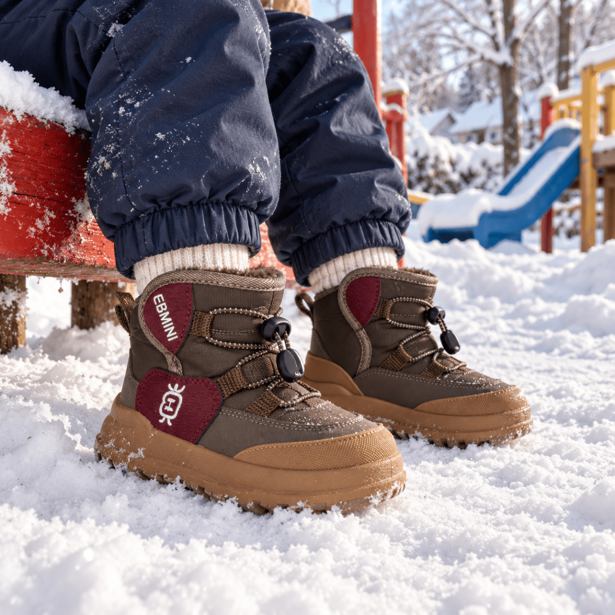 EBMINI® FOZ - Wasserdichte Barfußstiefel für Kinder mit Warmfutter - Ebmini® - Kinder Barfußschuhe - 209913031275