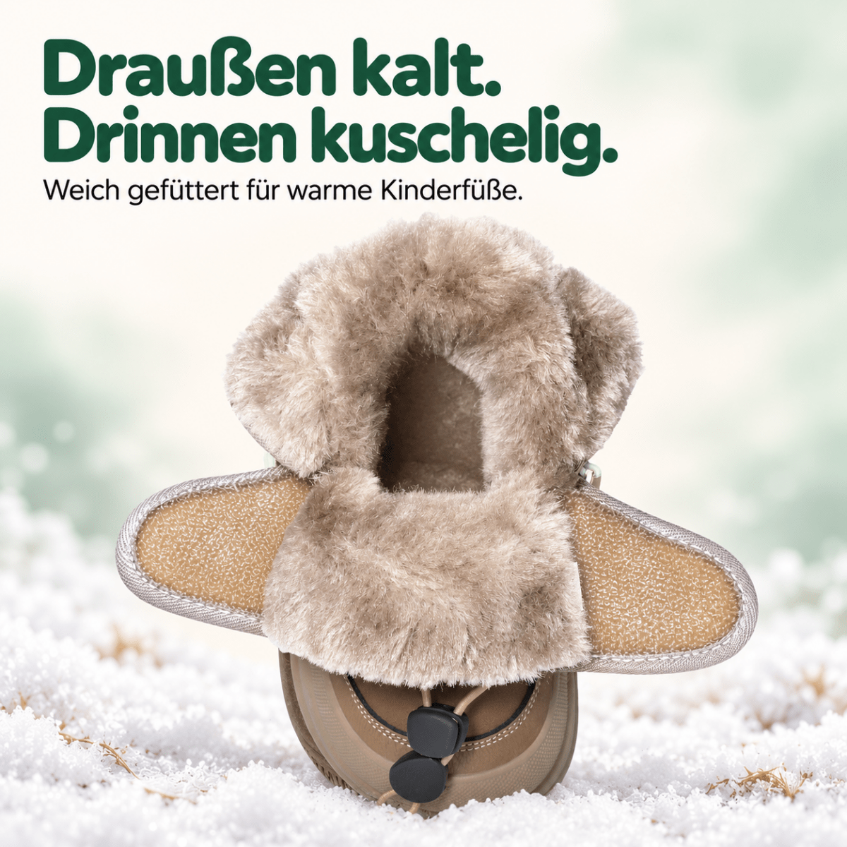 EBMINI® FOZ - Wasserdichte Barfußstiefel für Kinder mit Warmfutter - Ebmini® - Kinder Barfußschuhe - 209913031295