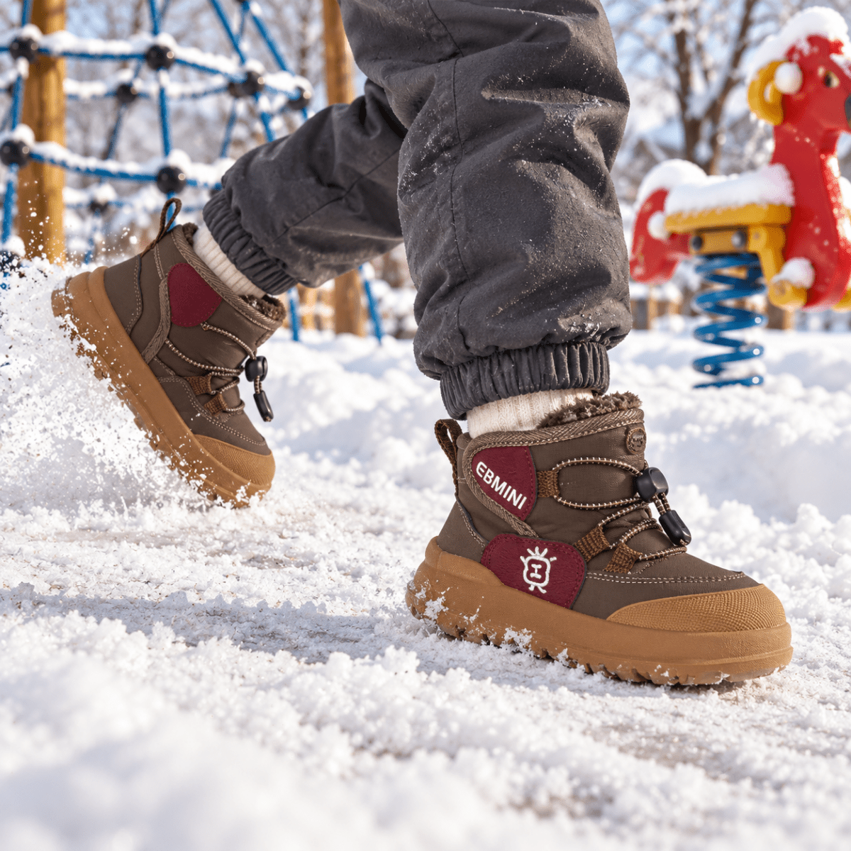 EBMINI® FOZ - Wasserdichte Barfußstiefel für Kinder mit Warmfutter - Ebmini® - Kinder Barfußschuhe - 209913031295