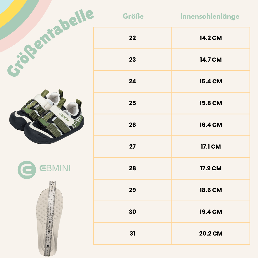 EBMINI® FRE - Ultraleichte Sneaker Barfußschuhe für Kinder - Ebmini® - Kinder Barfußschuhe -  - 