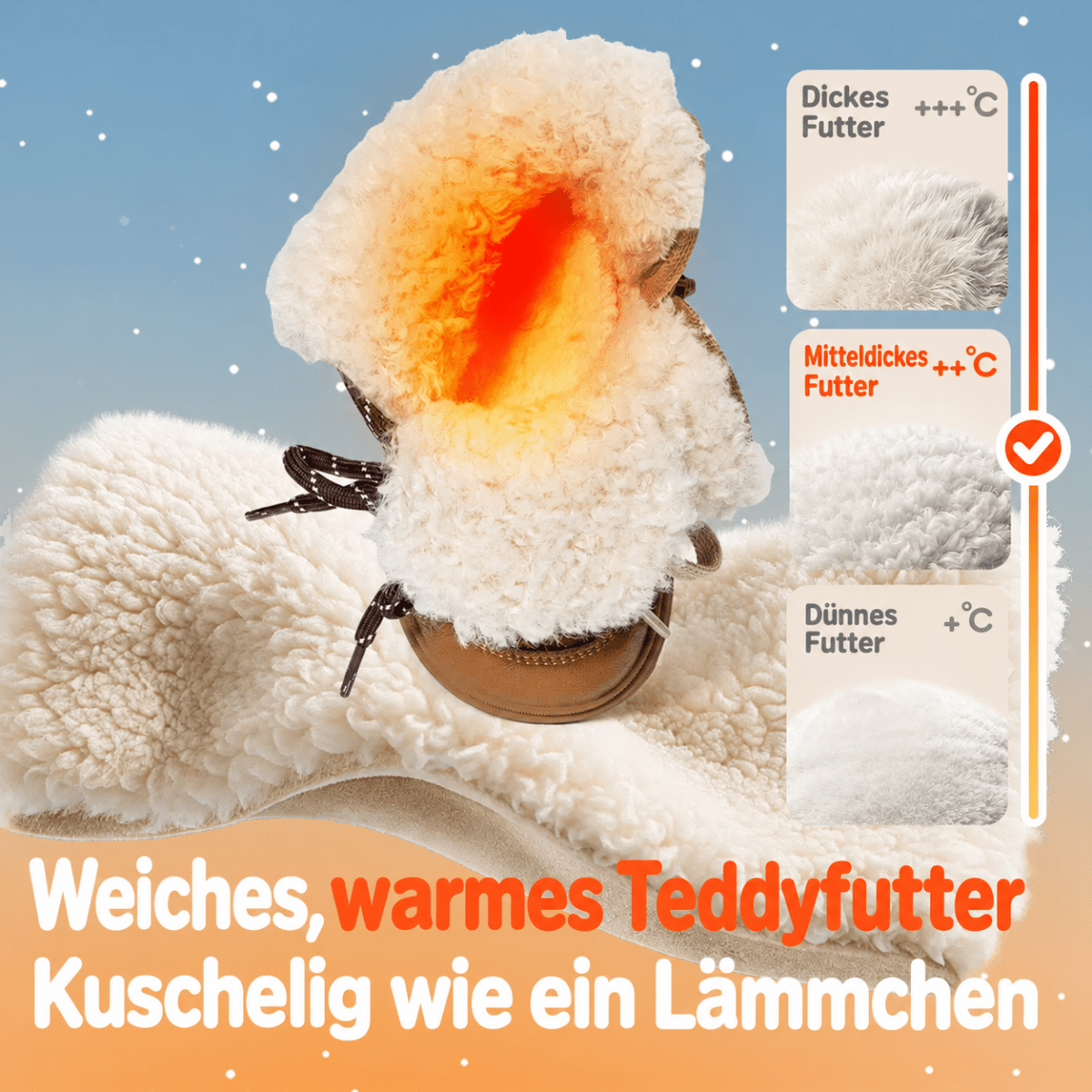 EBMINI® FRID - Wasserdichte Barfußstiefel für Kinder mit warmfutter - Ebmini® - Kinder Barfußschuhe - 