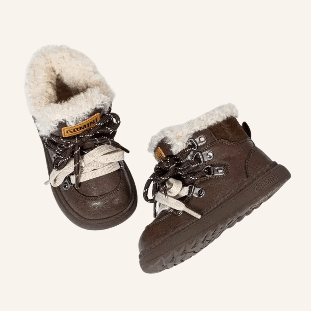 EBMINI® FRID - Wasserdichte Barfußstiefel für Kinder mit warmfutter - Ebmini® - Kinder Barfußschuhe - 