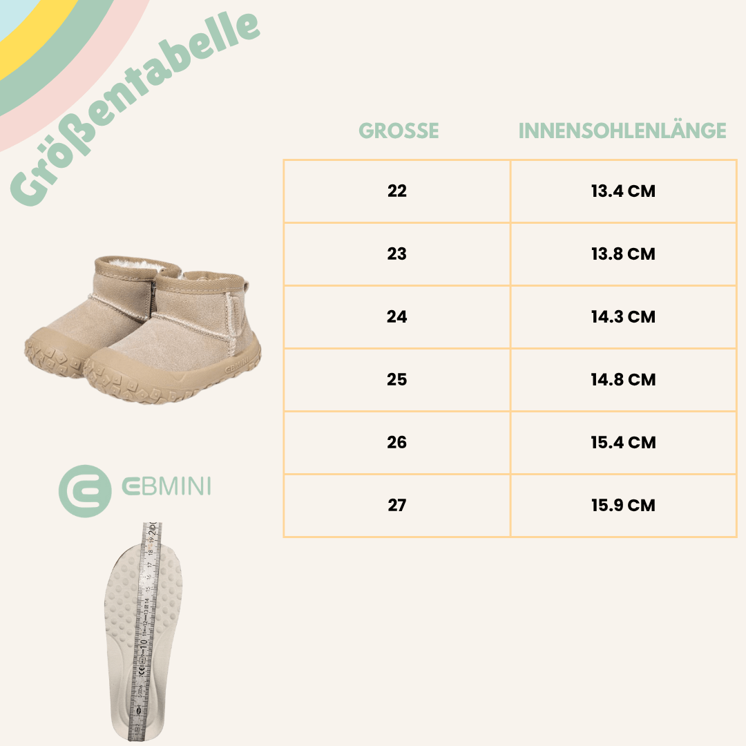 EBMINI® FSY - Barfußstiefel für Kinder - Ebmini® - Kinder Barfußschuhe -  - 