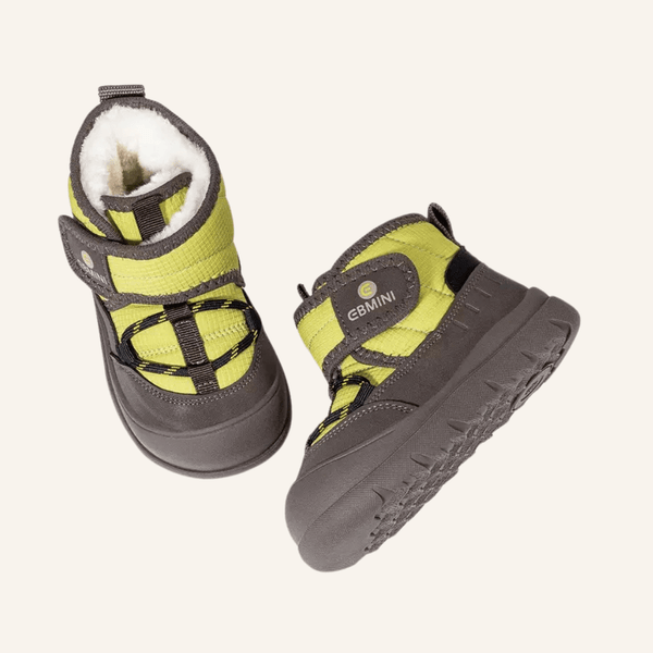 EBMINI® GEV - Winter Wasserdichte Barfußstiefel für Kinder mit Warmfutter - Ebmini® - Kinder Barfußschuhe - 