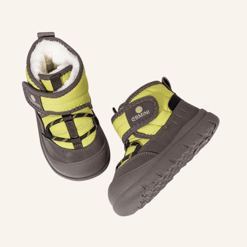 EBMINI® GEV - Winter Wasserdichte Barfußstiefel für Kinder mit Warmfutter - Ebmini® - Kinder Barfußschuhe - 