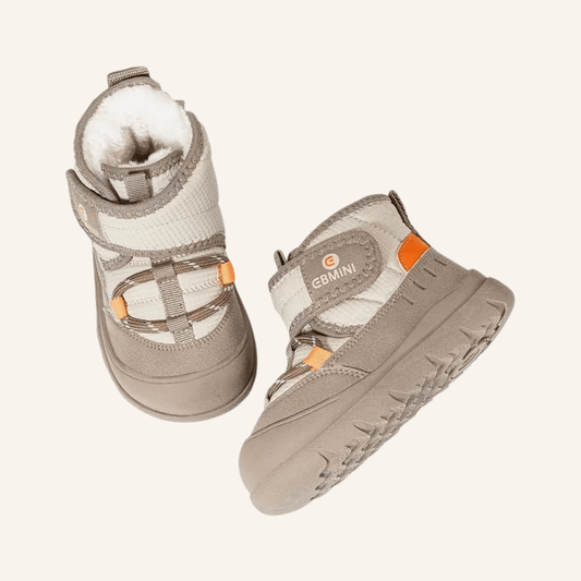 EBMINI® GEV - Winter Wasserdichte Barfußstiefel für Kinder mit Warmfutter - Ebmini® - Kinder Barfußschuhe - 