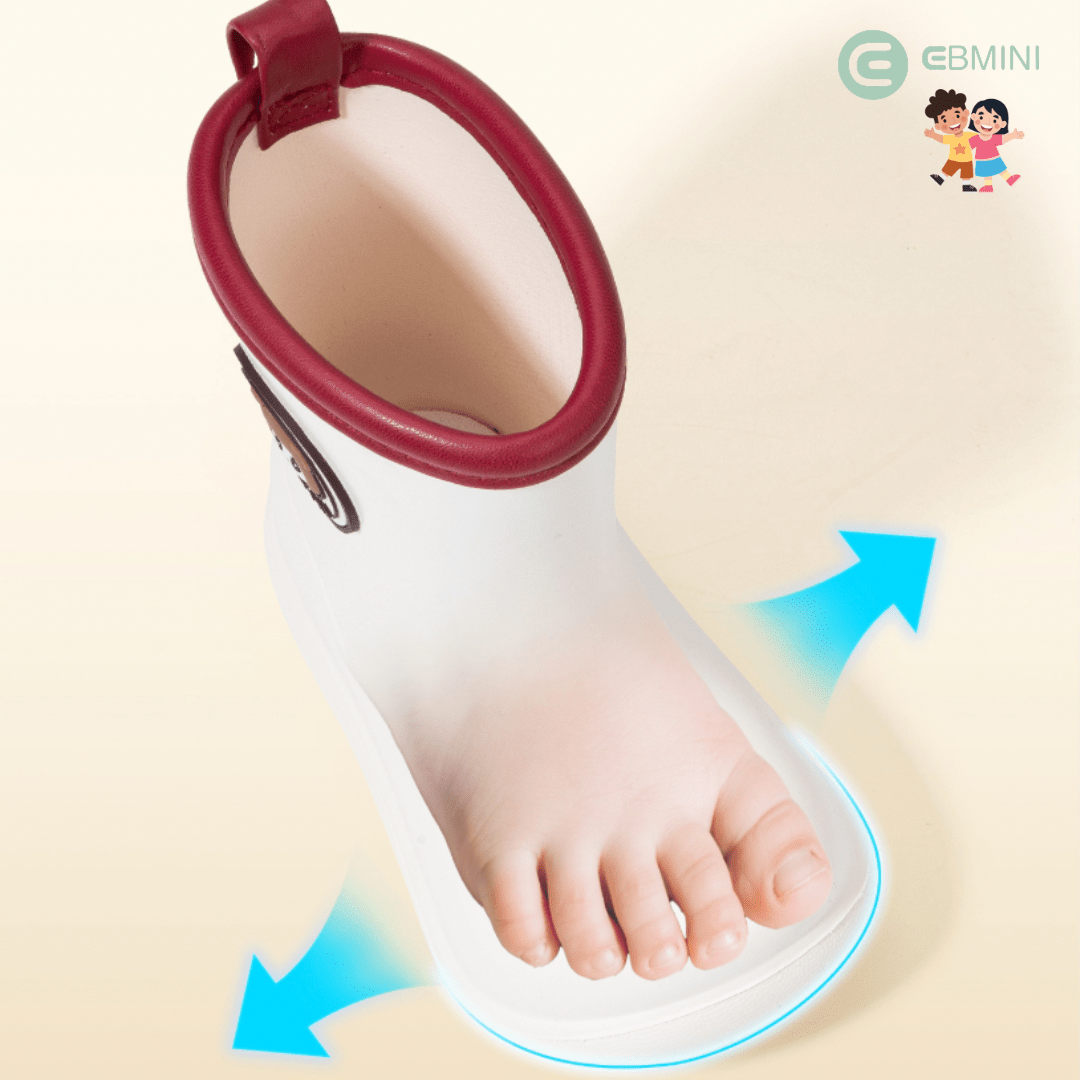 EBMINI® Gummistiefel für Kinder - Ebmini® - Kinder Barfußschuhe - 