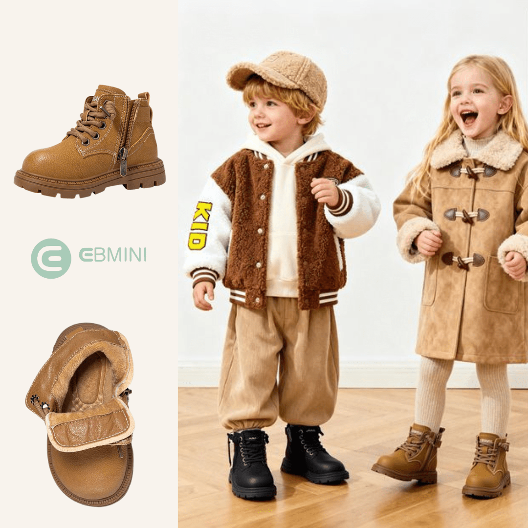EBMINI® HIN - Wasserdichte Stiefel für Kinder - Ebmini® - Kinder Barfußschuhe - 