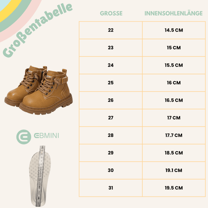 EBMINI® HIN - Wasserdichte Stiefel für Kinder - Ebmini® - Kinder Barfußschuhe - 