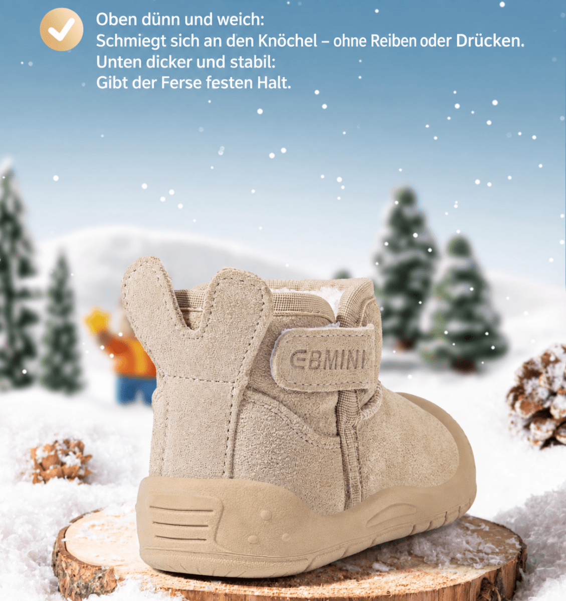 EBMINI® IGI - Ultraleichte Barfußstiefel für Kinder rutschfest - Ebmini® - Kinder Barfußschuhe - 