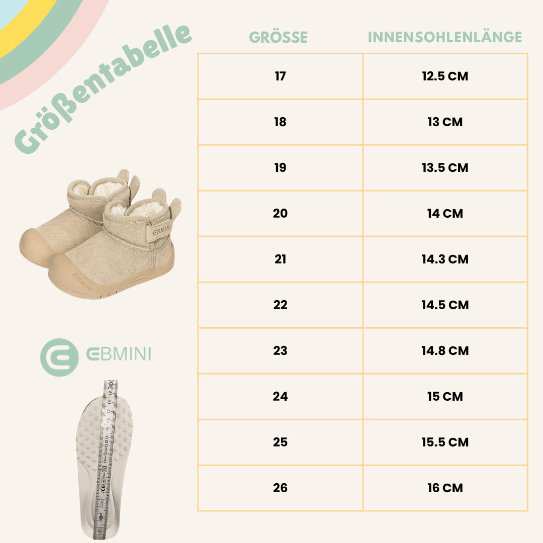 EBMINI® IGI - Ultraleichte Barfußstiefel für Kinder rutschfest - Ebmini® - Kinder Barfußschuhe - 