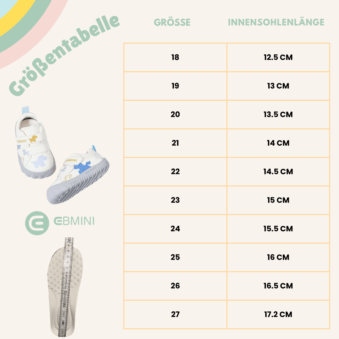EBMINI® INW - Kinder Barfußschuhe Sneaker - Ebmini® - Kinder Barfußschuhe - 
