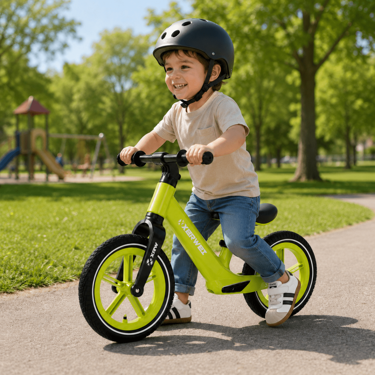 EBMINI® Kinder Laufrad 2–8 Jahre – Leicht, höhenverstellbar & mit Luftreifen - Ebmini® - Kinder Barfußschuhe - 