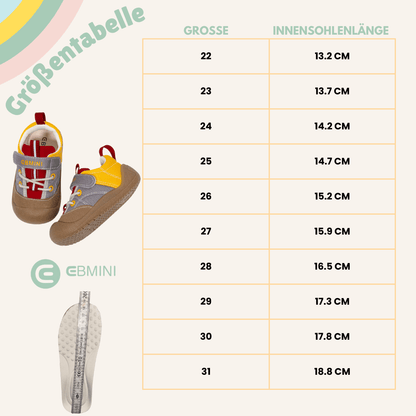 EBMINI® KLE - Ultraleichte Sneaker Barfußschuhe für Kinder - Ebmini® - Kinder Barfußschuhe -  - 