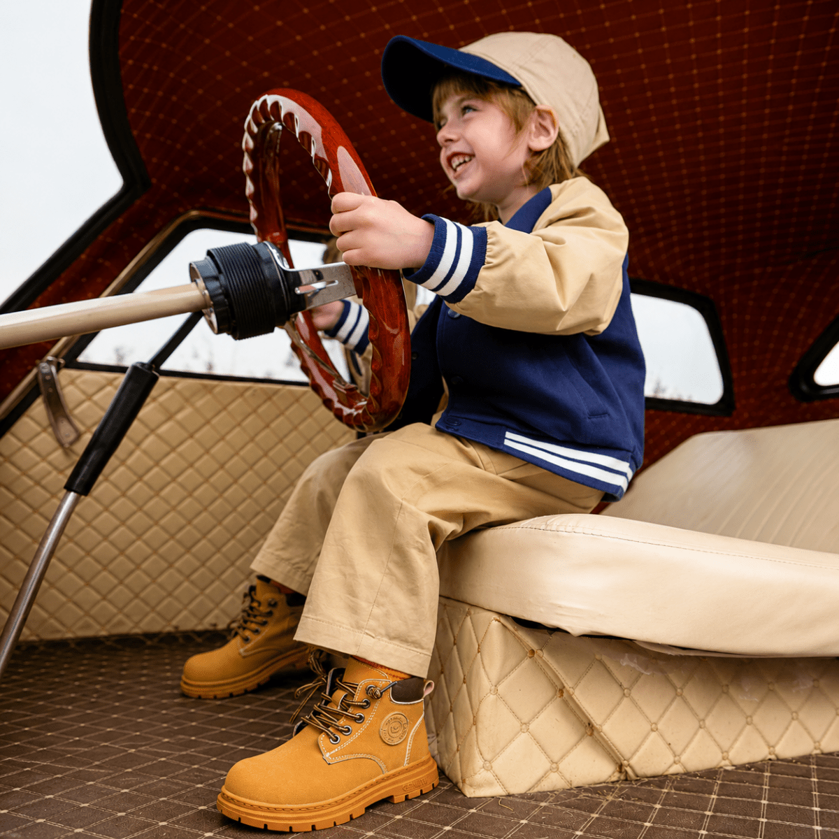 EBMINI® KOKO - Wasserdichte Herbststiefel für Kinder - Ebmini® - Kinder Barfußschuhe - 209906121413