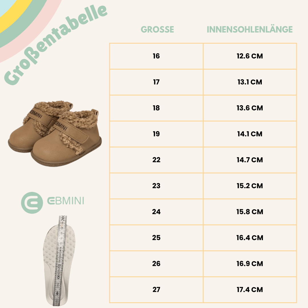 EBMINI® LAN - Ultraleichte Stiefel für Kinder - Ebmini® - Kinder Barfußschuhe - 